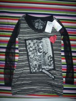 CAMISETA MUJER DESIGUAL TALLA S
