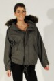 Killah Khaki Batwing Sleeve Jacket KERRY