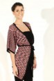 Fornarina Pink & Black Batwing Cardigan UNAI 